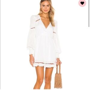 House of Harlow x Revolve v neck while mini dress size small